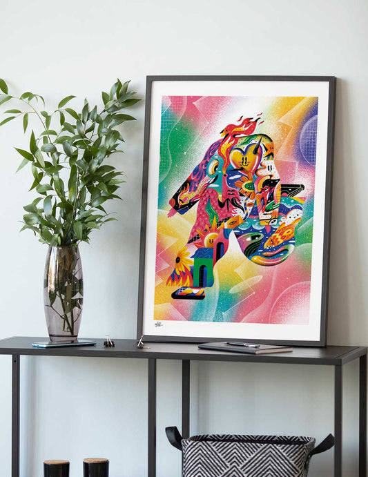 Collage interno - Art Print A3