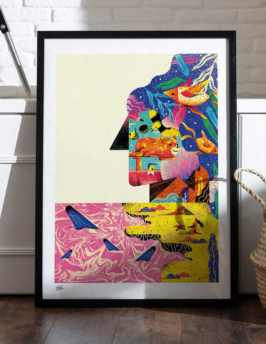 Mundos internos - Art Print A3